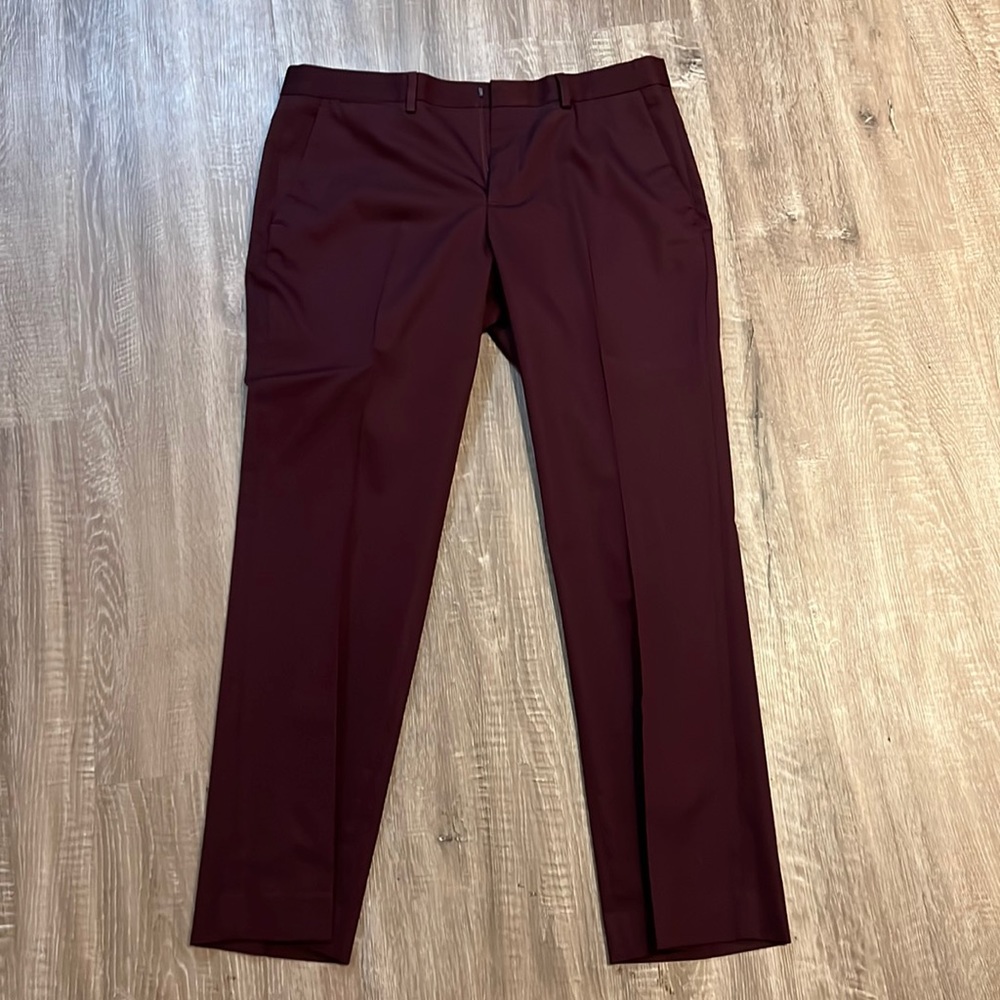 33x30 Express Burgundy Suit Pants